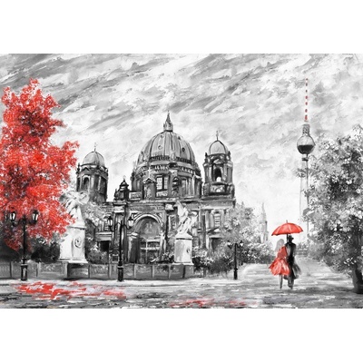 Postershop Fototapeta vliesováBerlín malovaný rozměry 254x368 cm