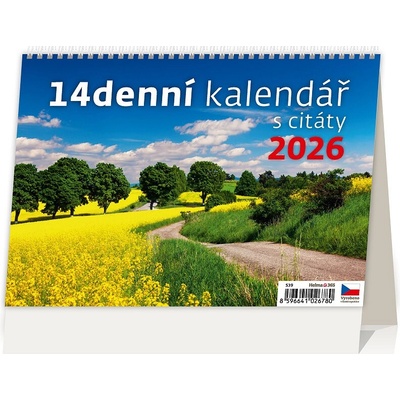 Stolní s citáty CZ 2026