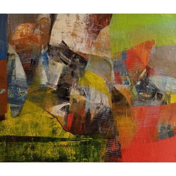 Image 1 of Абстрактна картина " Празник в квартала"