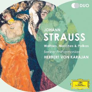 Universal Johann Strauss: Waltzes, Marches & Polkas: Berliner Philharmoniker / Herbert Von Karajan - 2CD (059033)