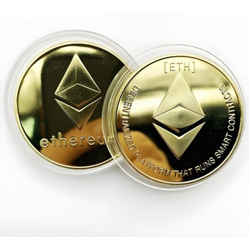 HARAHU Монета Ethereum - Златна KP13409 (13409)