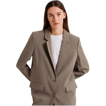 SELECTED Сако Selected Rita Relaxed blazer - Brown (Camel / Detail Melange)