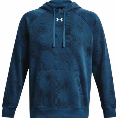 Under Armour Rival fleece Printed HD tmavo modrá