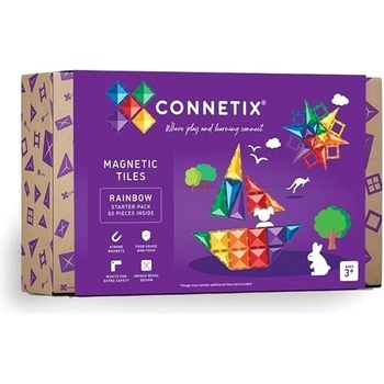 Connetix Rainbow Starter Pack 60 ks