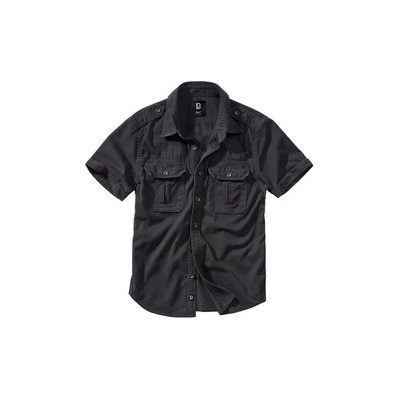 Brandit košile Vintage krátký rukáv černá