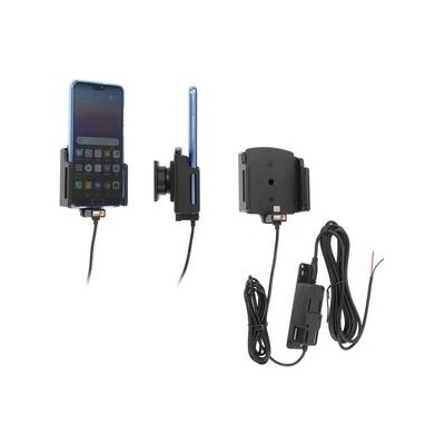 Brodit držák do auta na mobilní telefon s USB-C nastavitelný se skrytým nab. š.70-83 mm, tl.2-10mm 727203