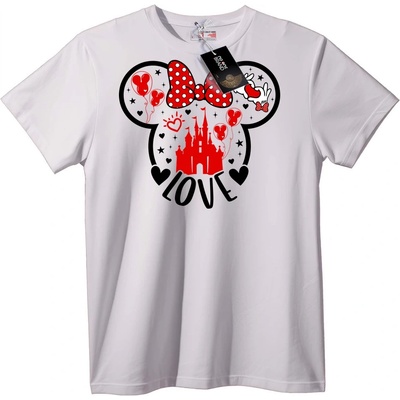NOONEBRAND Тениска Minnie Mouse Castle - 5XL, Black