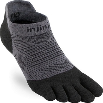 Injinji RUN Lightweight No-show Coolmax prstové ponožky black