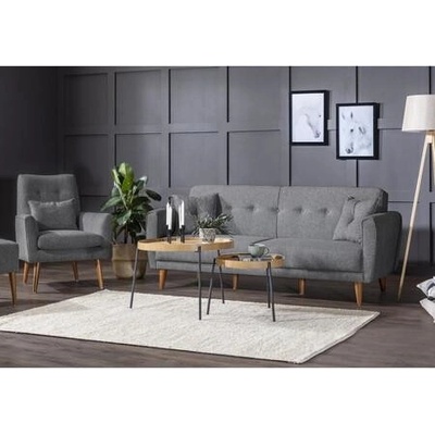 Atelier del Sofa Set Aria-TKM04-94216 Dark Grey