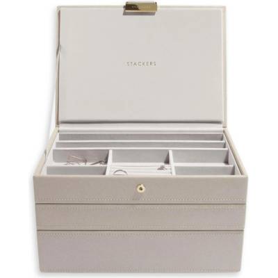 Stackers šperkovnice 3v1 Taupe Classic Set šedobéžová 73774
