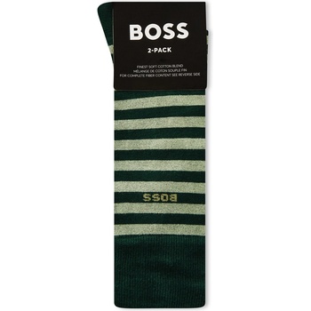 Boss Чорапи Boss Men's Stripe Crew Socks - Open Green 385
