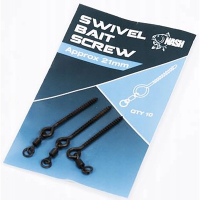 Kevin Nash Swivel Bait Screw 21mm držáky nástrah 10ks