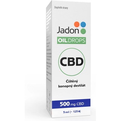 CHEVEKI-GRUS Jadon OIL DROPS konopný olej CBD 10% 5 ml