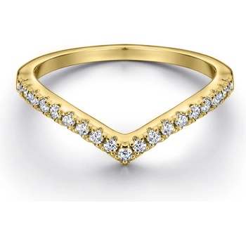 Olivie Stříbrný prsten ŠIPKA GOLD 9561