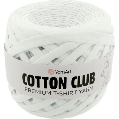 YarnArt Cotton Club 7350 snehovo biela