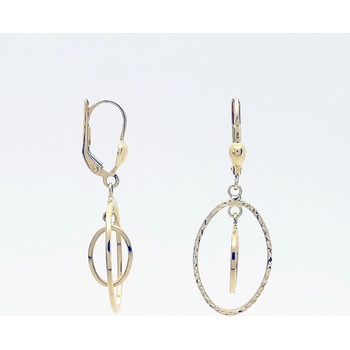 Šperk Holíč zlaté visacie náušnice ZN214