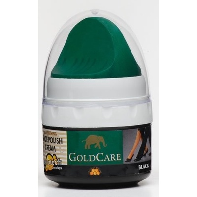 Krém na obuv Delux GOLD CARE 200ml box s hubkou čierny