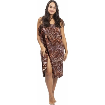 Sarong BALI BATIK hnědý III.