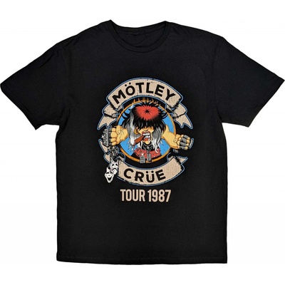Motley Crue tričko Girls Girls Girls Tour '87 čierne