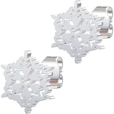 BRUNOshop.cz Náušnice vločka III S4252