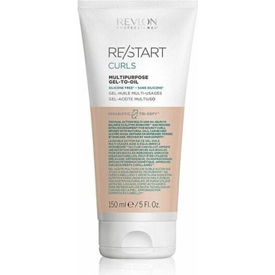 Revlon Professional Restart Curl s Multipurpose Gel-to-Oil gél pre kučeravé a vlnité vlasy 150 ml