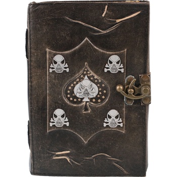 Lord of the darkness Бележник LORD OF THE DARKNESS - Skulls - Dark Brown - LJW91-A