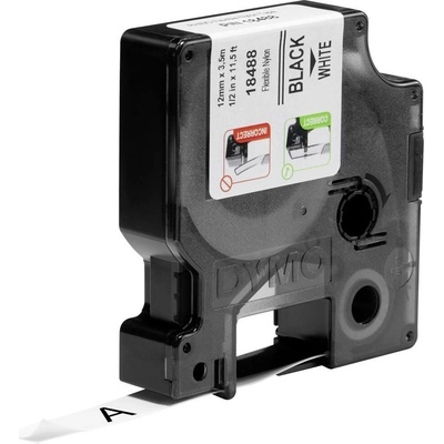 etikety DYMO IND RHINO 18758 Nylon Barva pásky: bílá Barva písma:černá 12 mm 3.5 m