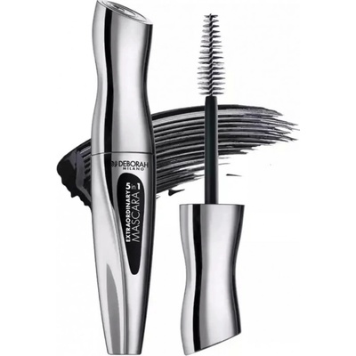 Deborah Milano řasenka EXTRAORDINARY 5v1 black 12 ml