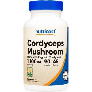 Nutricost Имунитет и енергия - Кордицепс, 550 mg х 90 капсули (70829 (305101) NC)