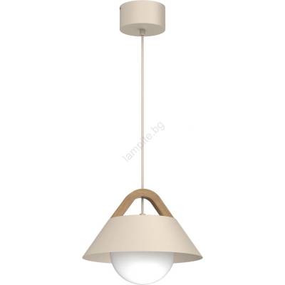 Luminex Пендант на кабел FUNDA 1xE27/15W/230V бежов (LU4203)