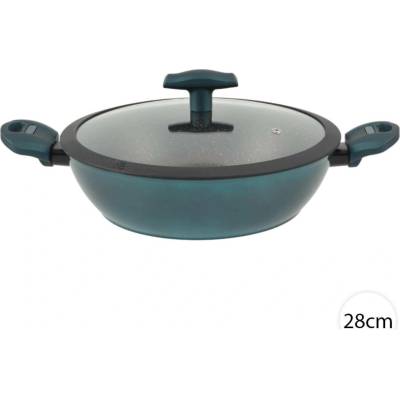 Perfect Home Granitová hluboká pánev na indukci s poklicí 28cm Sea Line, 15555