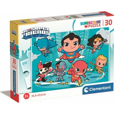 CLEMENTONI DC Super Friends 30 dílků