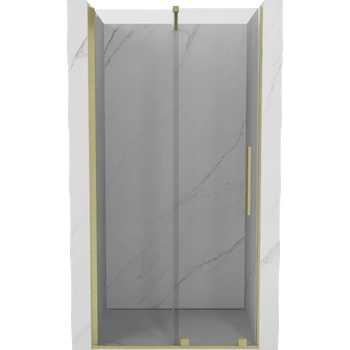 Mexen Velar плъзгаща се душ врата 100 cm, прозрачна, златна матова - 871-100-000-01-55 (871-100-000-01-55)