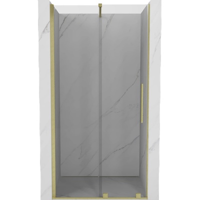 Mexen Velar плъзгаща се душ врата 100 cm, прозрачна, златна матова - 871-100-000-01-55 (871-100-000-01-55)