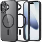 Tech-Protect Magsafe Калъф за iPhone 17, Tech-Protect MagMat Clear Case, Черен (5906302319893)