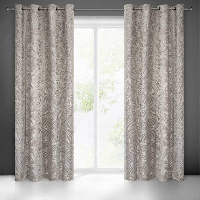 Takoy Závěs LIVIA s botanickým reliéfním vzorem-HF-384428 | 140 x 250 cm