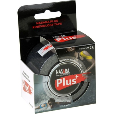 Nasara Plus tejp černá 5cm x 5m