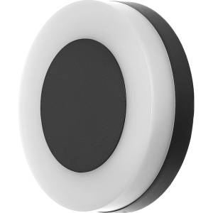 ELBULGARIA LED външен плафон Elbulgaria - Hasle R, 18W, IP44, 4000K, черен (2967-18wbk)