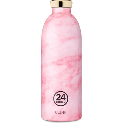 24Bottles Термобутилка Clima Grand 850 мл розов мрамор (111)