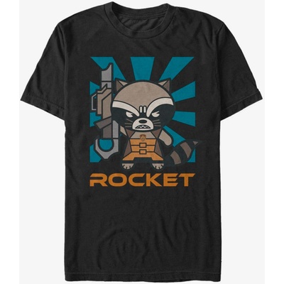 ZOOT. Fan Rocket Guardians of the Galaxy ZOOT. Fan Marvel - унисекс тениска ZOOT. Fan | Cheren | МЪЖЕ | L