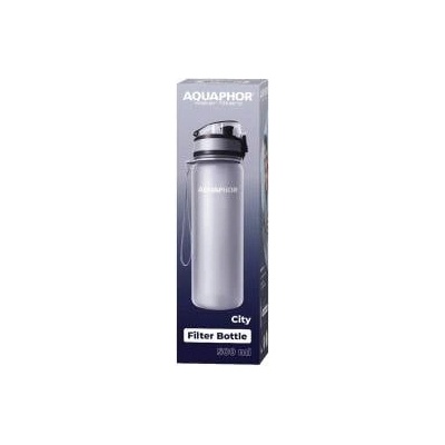 AQUAPHOR City filter bottle, size 500ml, grey, 1 insert