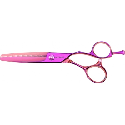 Kyone 610-55T40 kadernícke nožnice efilačné Pink 5,5" 40 zubov