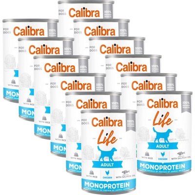 Calibra Dog Life Adult Chicken with Rice 12x400g