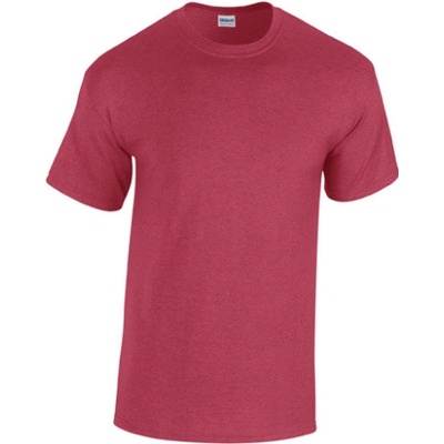 Gildan tričko G5000 antique cherry red heather