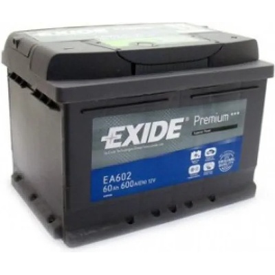 Exide Excell 60Ah 540A right+ (EB602)