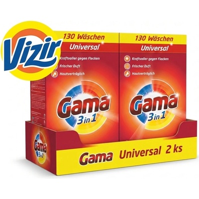 Gama univerzální prací prášek 2 x 7,8 kg 130 PD