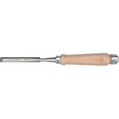 Dláto s kvalitnou bukovou rukoväťou, 12mm, dĺžka 275mm, CrV, EXTOL PREMIUM