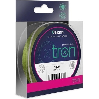 FIN Šňůra TRON zelená 20m 0,05mm 5lb