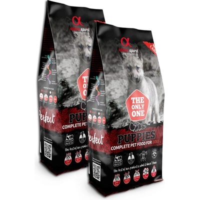 Alpha Spirit The Only One Dog Puppies 2 x 12 kg