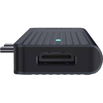 Rapoo USB hub Rapoo UCM-2003, 7 ports, USB-A, USB-C, HDMI, SD/MicroSD, Black (11411)